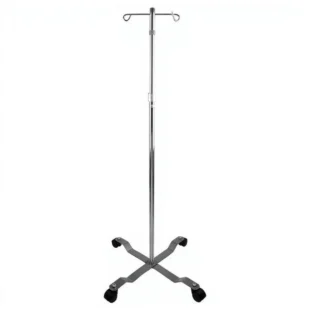 I.V Stand – Painted Base Four Legs S.S – NSL