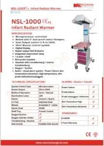 Infant Radiant Warmer NSL 1000 Plus (Revive)1